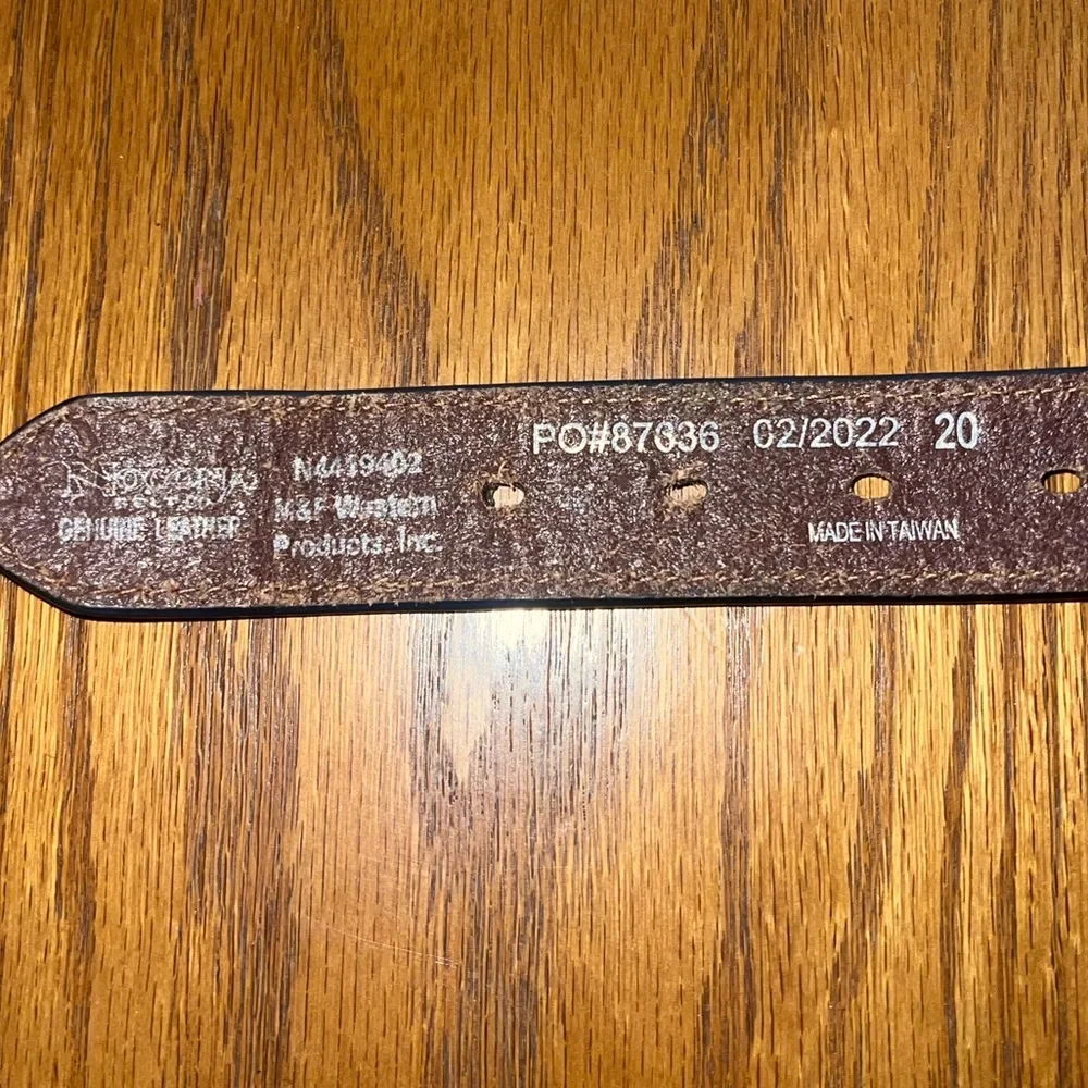 Nocona Boy's Calf Hair Rhinestone Belt